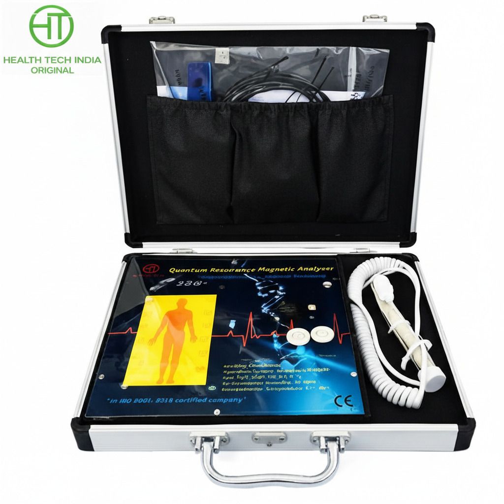 Health Tech India 32G+ Quantum Analyzer Machine(Rod) Body Fat Analyzer