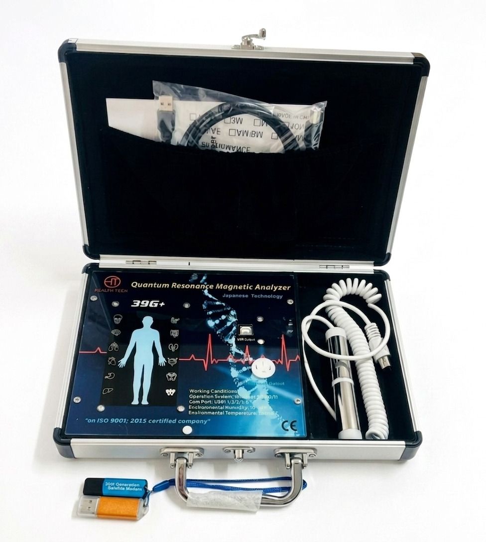 Health Tech India 2026 39G+ USB Quantum Resonance Analyzer (Rod) Body Fat Analyzer-image-28