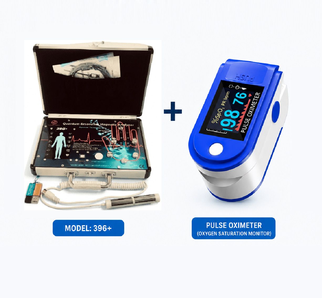 Health Tech India 39G+Quantum Resonance Full Body Health Analyzer (2In1 + Digital Pulse Oximeter) Body Fat Analyzer-image-30