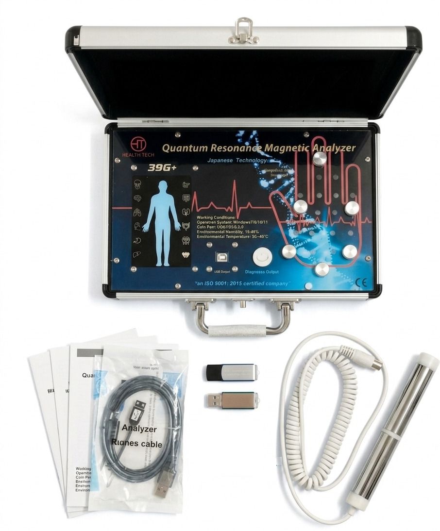 Health tech quantum resonance analyzer (Model - 2In1) Body Fat Analyzer-image-33