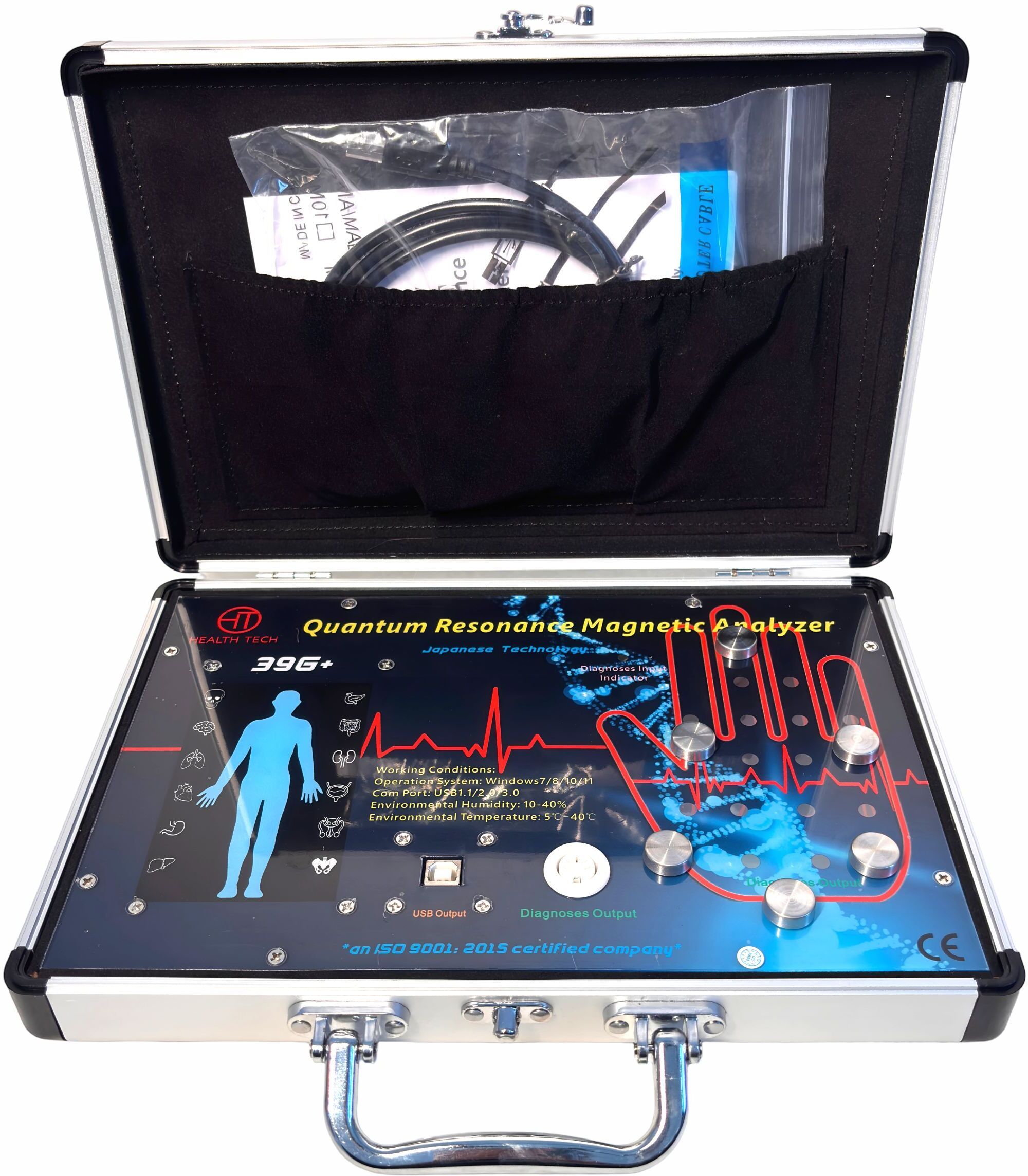 LIPSA 39G+ Quantum Resonance Magnetic Analyzer Windows Machine Body Fat Analyzer