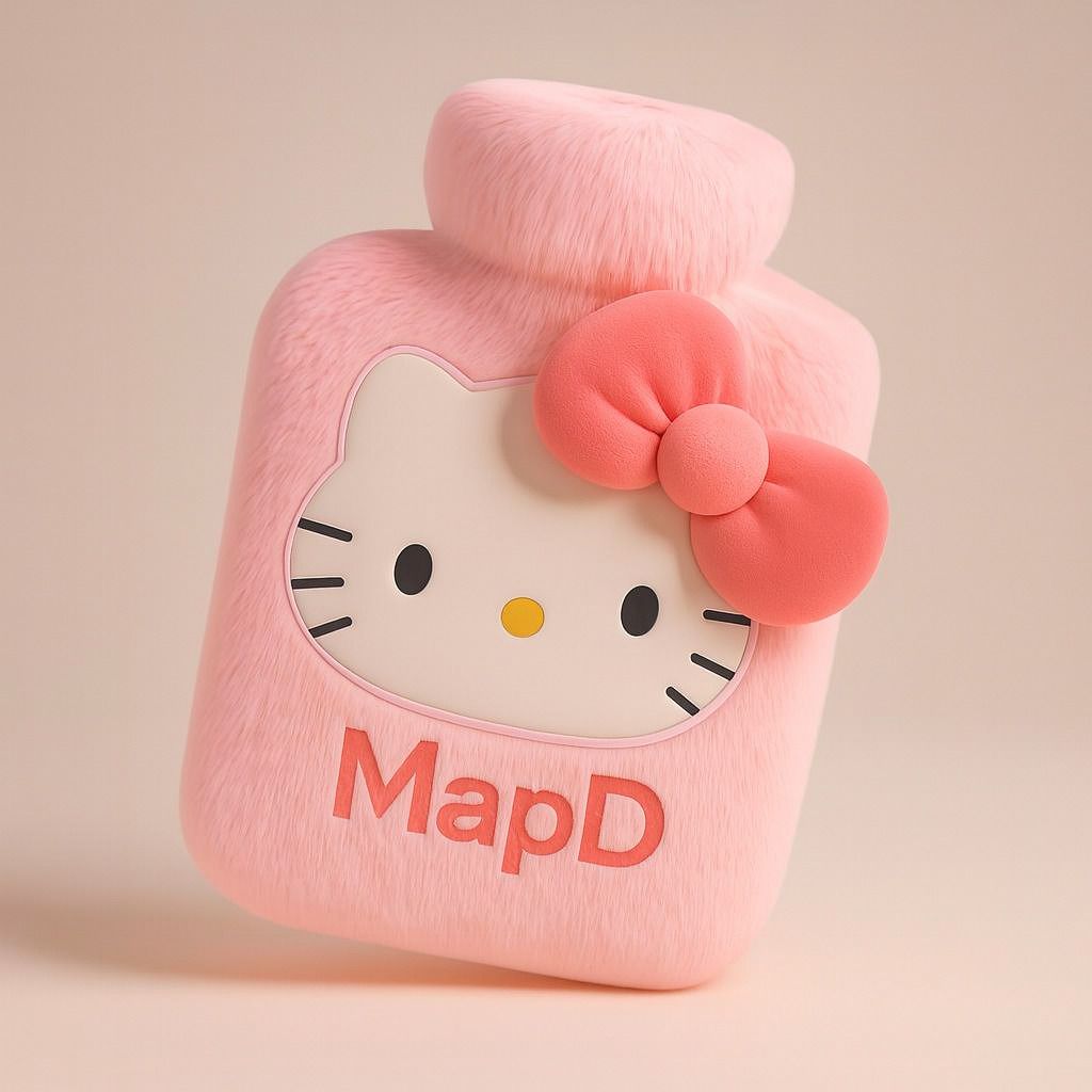 Premium Hot Water Bag with Soft Cover for Period Cramp, Pain Relief,Theraphy Liquid-image-27