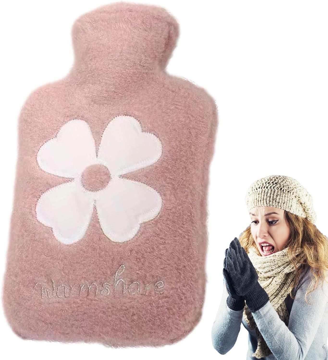 kmotid Hot Water Rubber Bag with Soft cover Body Ache Pain Relief,Cramps,Menstrual,Back Plaster & Patch-picture-22