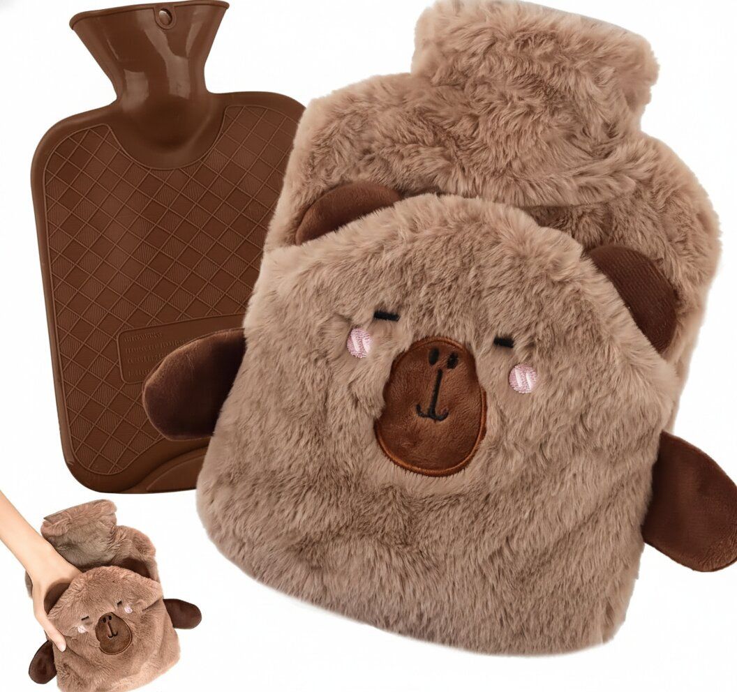 Plush Bear Hot Water Bag for Pain Relief, Period Cramps & Backache Relaxation Plaster & Patch-image-3