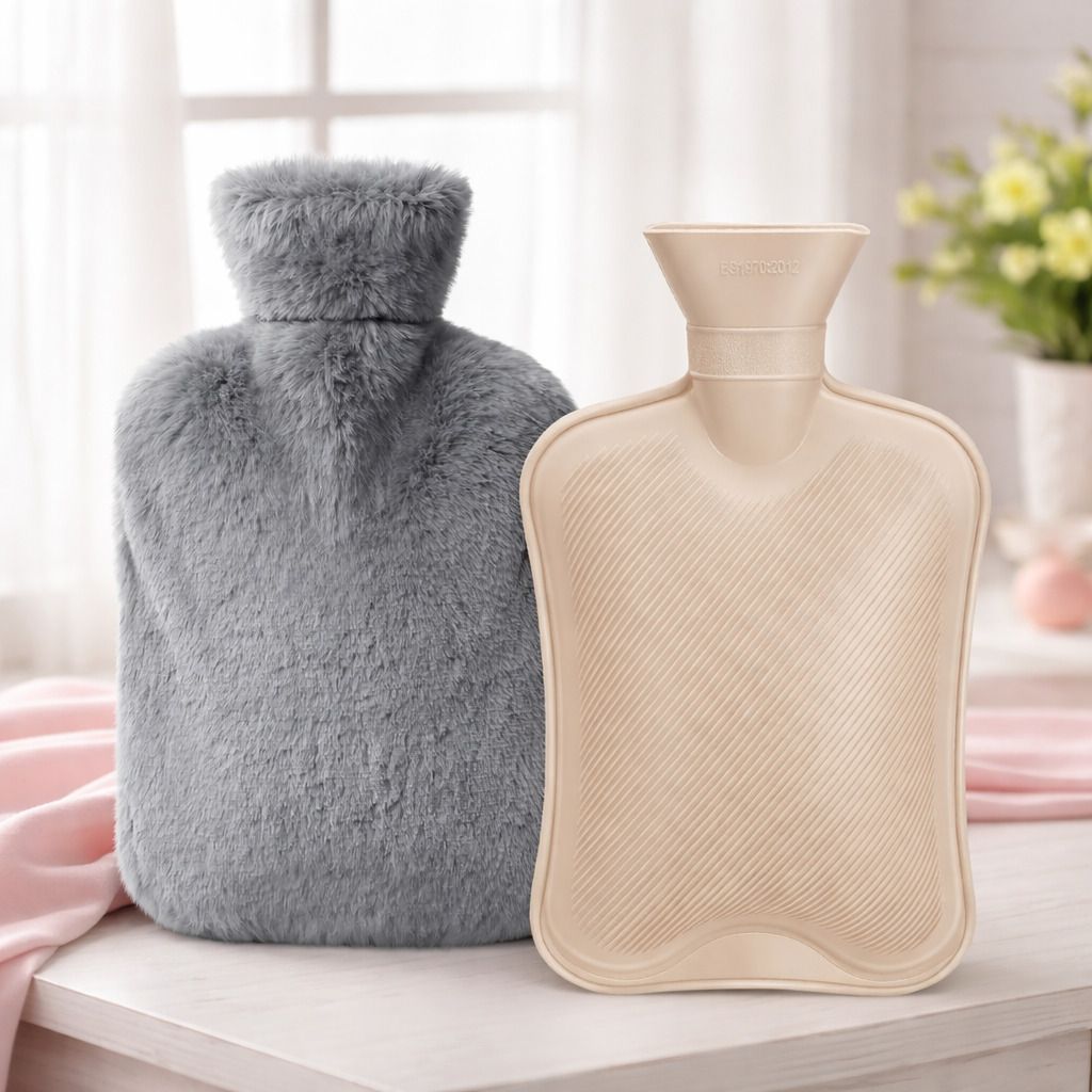 namra Soft Fur Comfort Hot Water Bag Gray Plaster & Patch-picture-4
