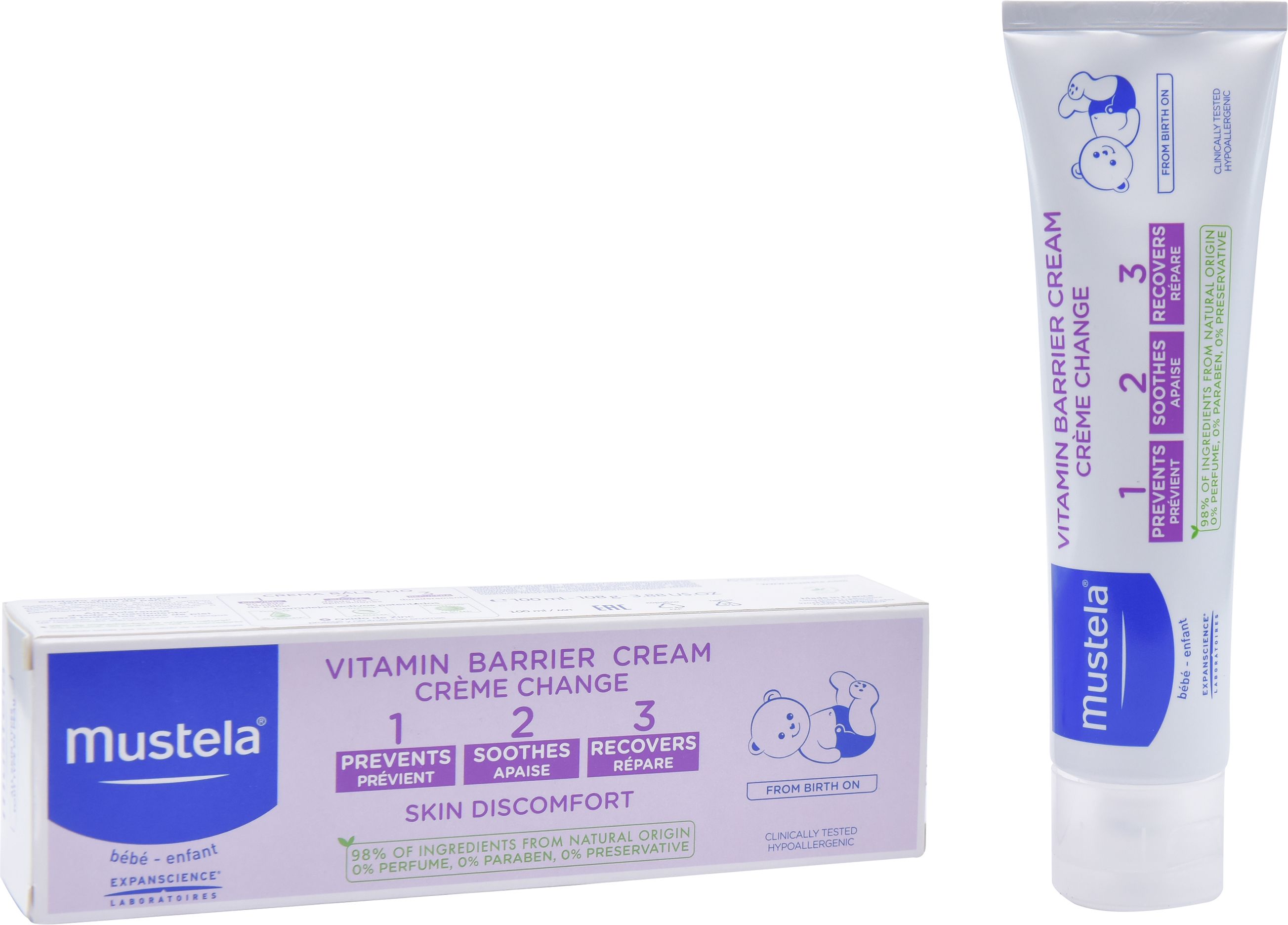 Vitamin Barrier Cream for Diaper Rash Relief