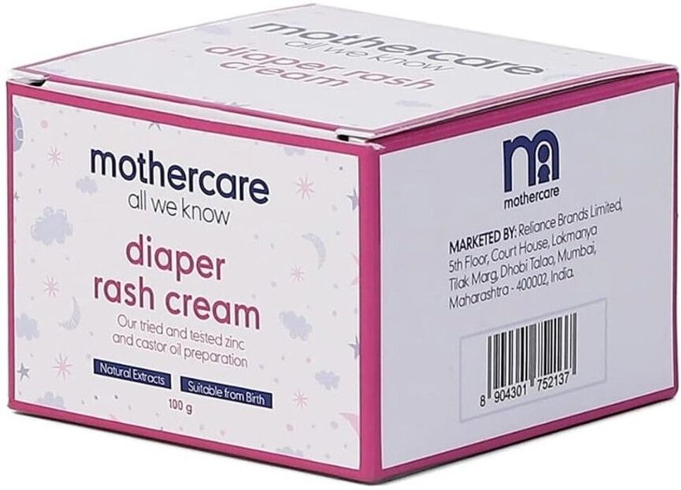 mothercare All We Know Diaper Rash Cream | With Zinc & Castor Oil Soothe Baby's Skin-picture-19