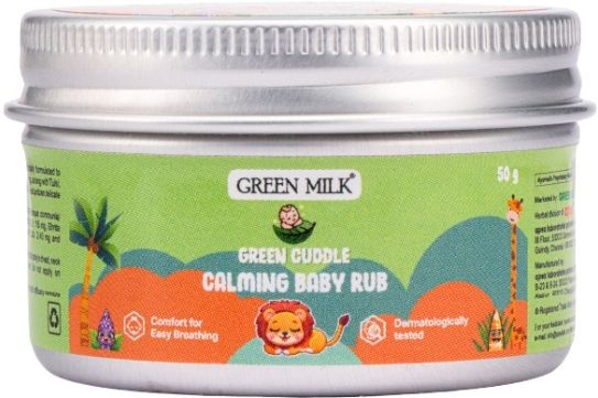 green milk Green Cuddle Baby Rub with Eucalyptus & Tulsi | Gentle Vapour Care-picture-31