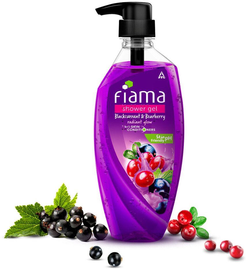 Blackcurrant & Bearberry Body Wash Shower Gel, Moisturized Skin & Radiant Glow