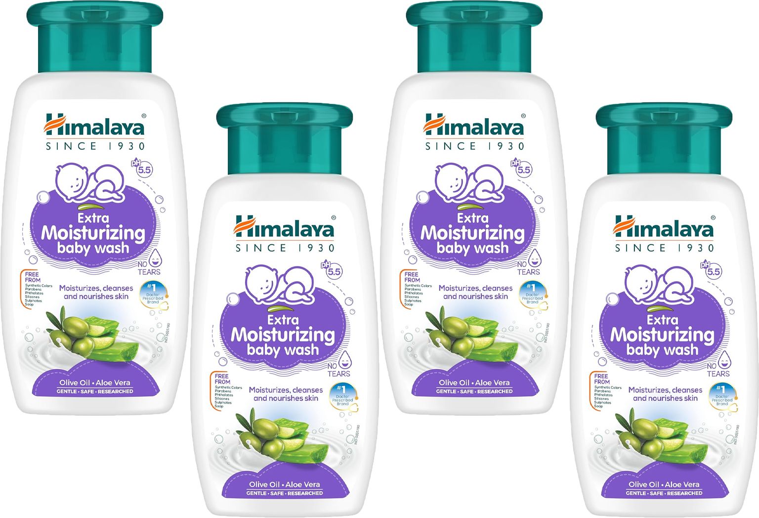 EXTRA MOISTURIZING BABY WASH 200ML ( Pack of 4 )-image-27