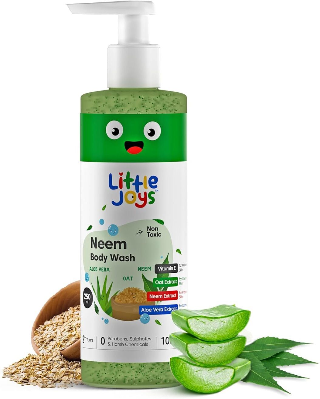 Anti-Bacterial Neem Body Wash | Gently Exfoliates, Protects & Deep Cleanses Skin