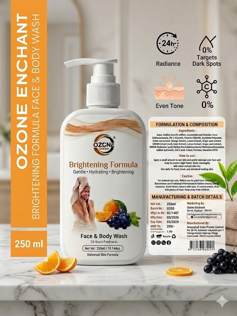 Brightening Face and Body Wash for Glowing Skin, Targets Dark Spots & Even Tone-image-11