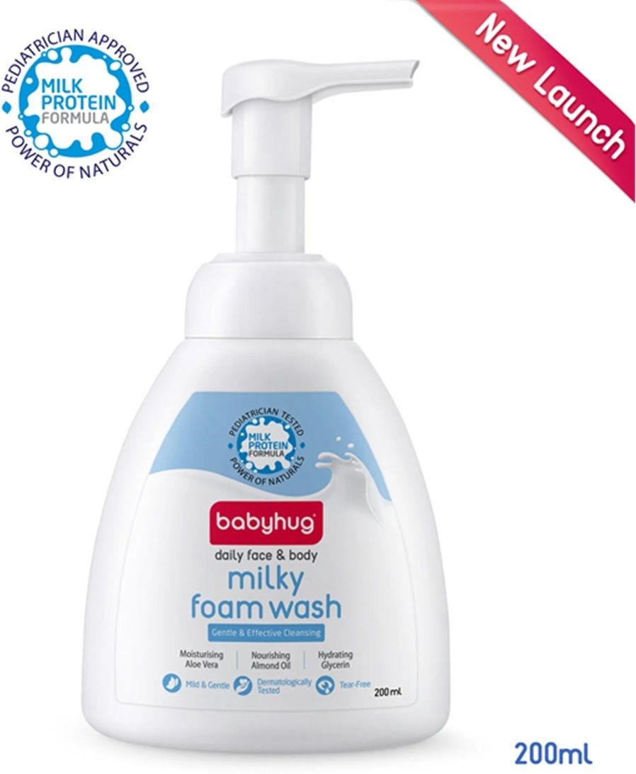 Milky Face & Body Foam Wash, Extra mild and gentle, Soft & Nourishing Lather-image-15