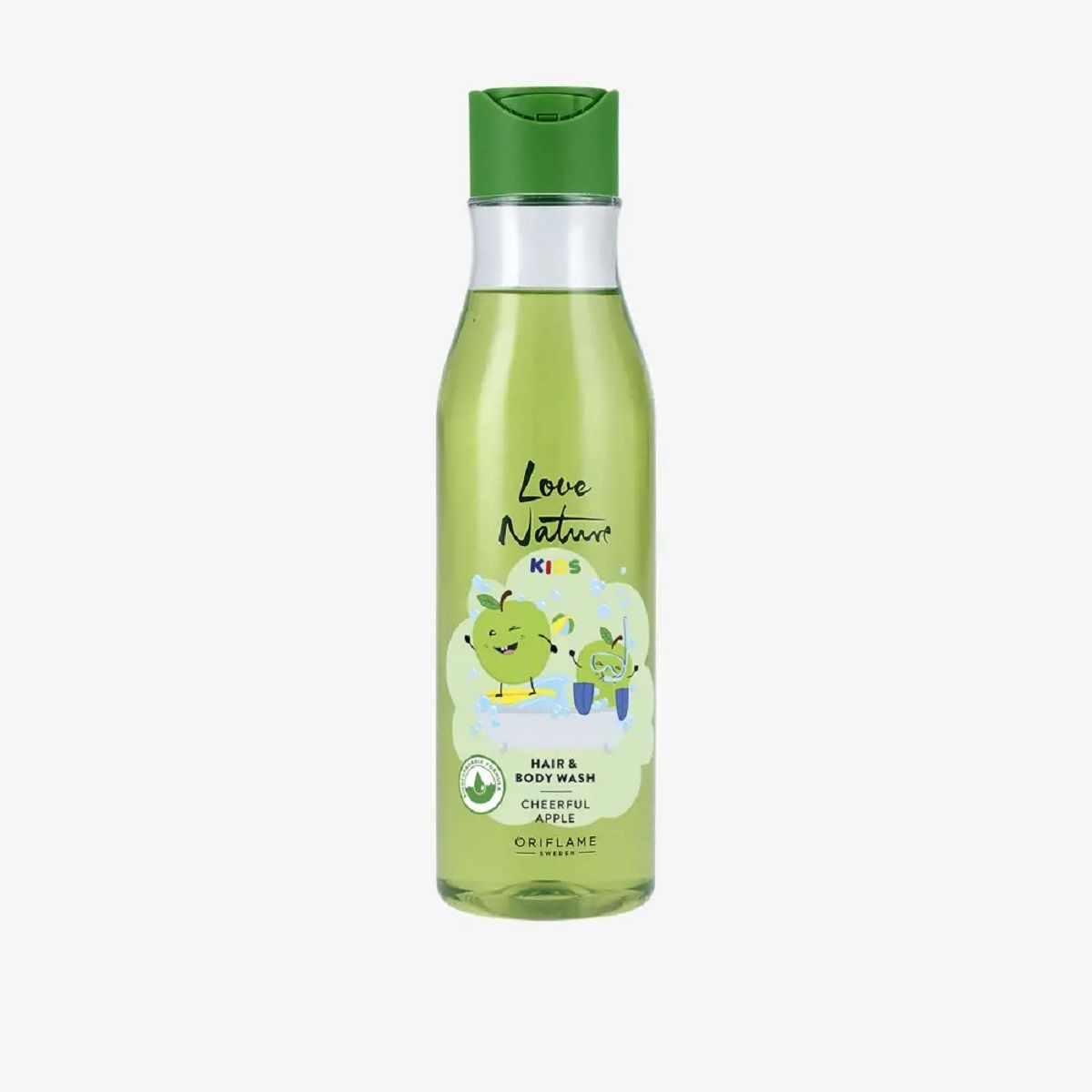 Love Nature Kids Hair & Body Wash Cheerful Apple-image-19