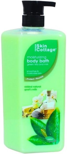 premium skin cottage Skin Cottage Moist Body Bath Green Tea & Milk body bath,gently cleanses,hydrates-picture-33