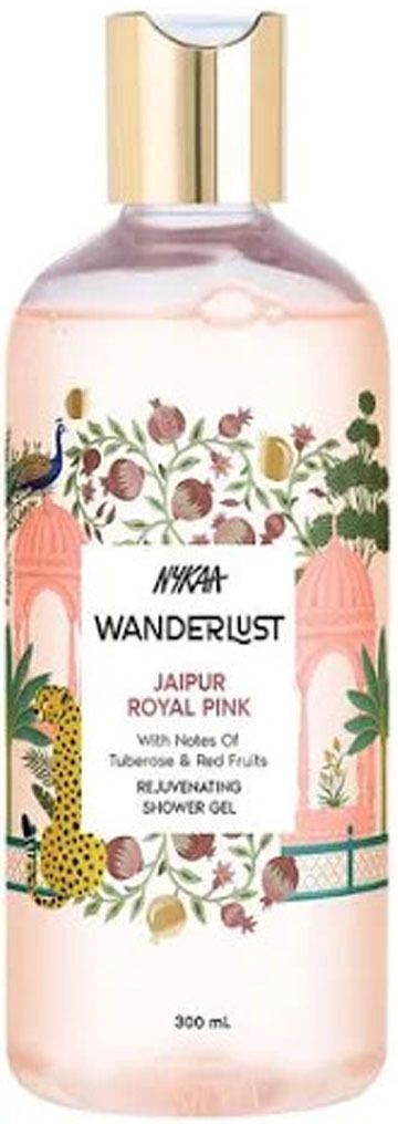 nykaa Wanderlust Jaipur Royal Pink Rejuvenating Shower Gel-picture-12