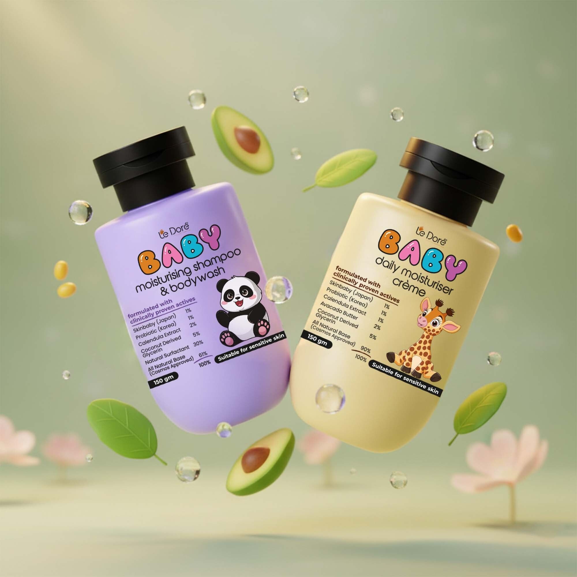 Baby Shampoo & Body Wash with Daily Lotion Combo. Gentle Tear Free, Sulfate Free-image-6