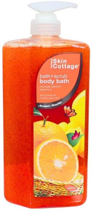 premium skin cottage Skin Cottage Bath+Scrub Orange Peach Essence Infusion refreshed after every bath-picture-27