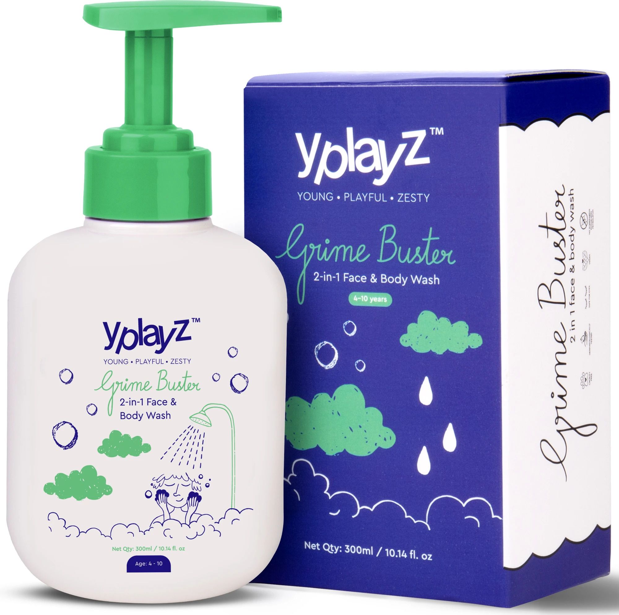 yplayz 2 in 1 Body & Facewash for Kids & Childrens-picture-10