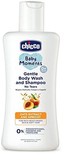 chicco Baby Moments Gentle Body Wash And Shampoo with Natural ingredients, 200 ML-picture-29