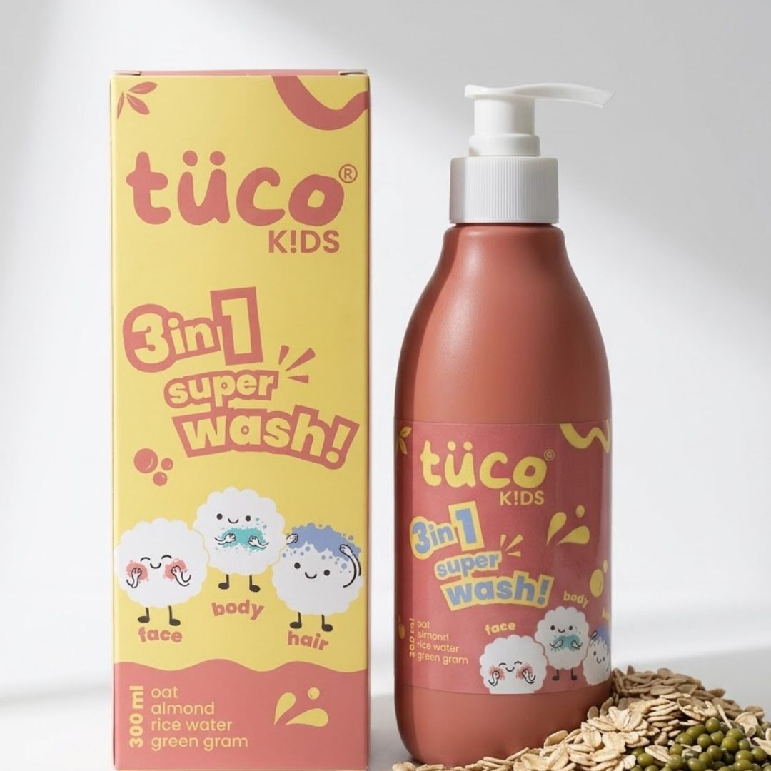 Kids 3 in 1 Super Wash | Gentle Cleansing for Kids |Natural Top To Toe Body Wash-image-10