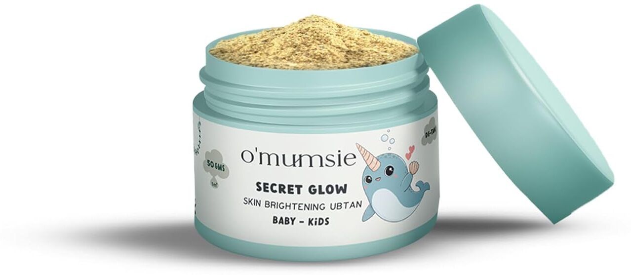 o'mumsie OMUMSIE Secret Glow-Skin Brightening Ubtan for Kids | Effective for Tan Removal-picture-29