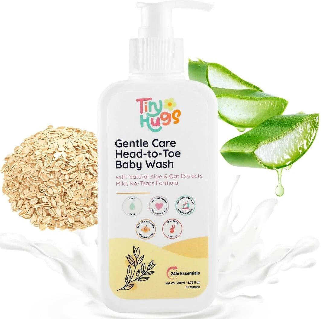 Baby Wash with Natural Aloe & Oat Extracts, Mild for Sensitive Skin-image-36