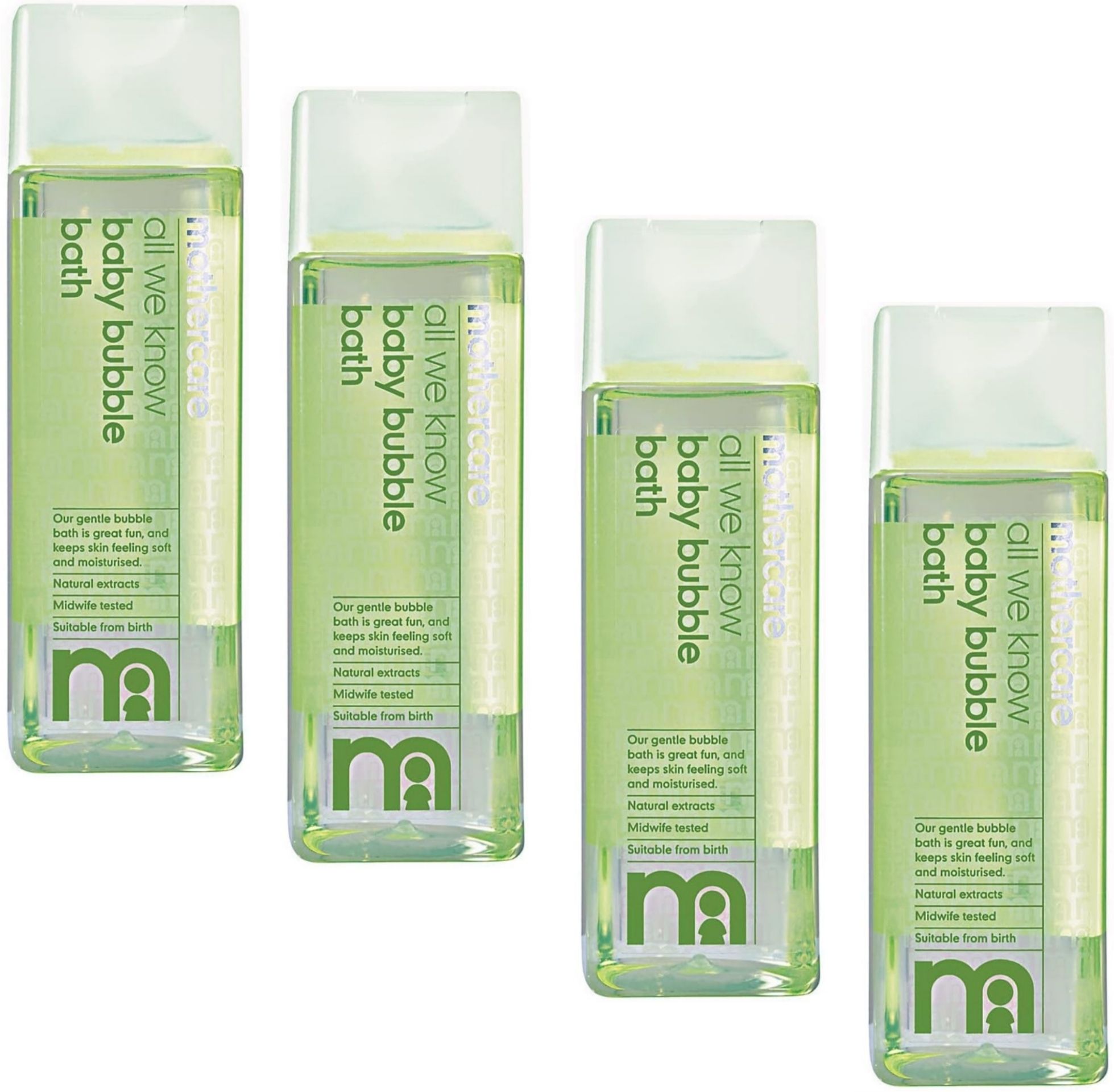 mothercare ALL WE KNOW BABY BUBBLE BATH 300ML EACH (PACK-4)-picture-14