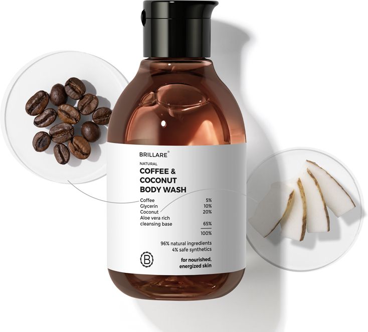 Coffee & Coconut Body Wash for Energized & Moisturised Skin