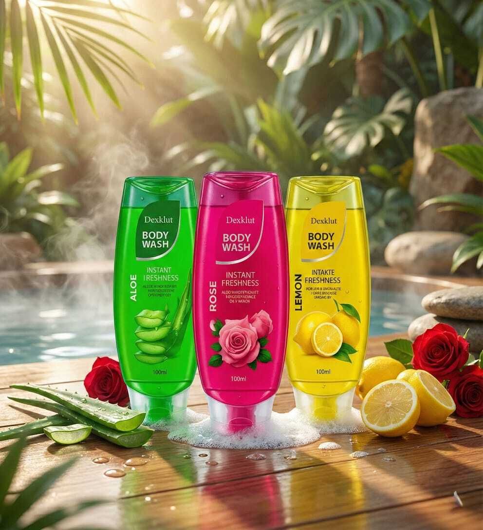 dexklut Silky-Smooth Body wash Rose, Lemon & Aloe-picture-40