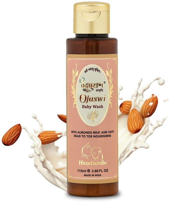 Ojaswi Baby Wash – Gentle Wash with Almond Milk | Sulphate & Paraben Free-image-2