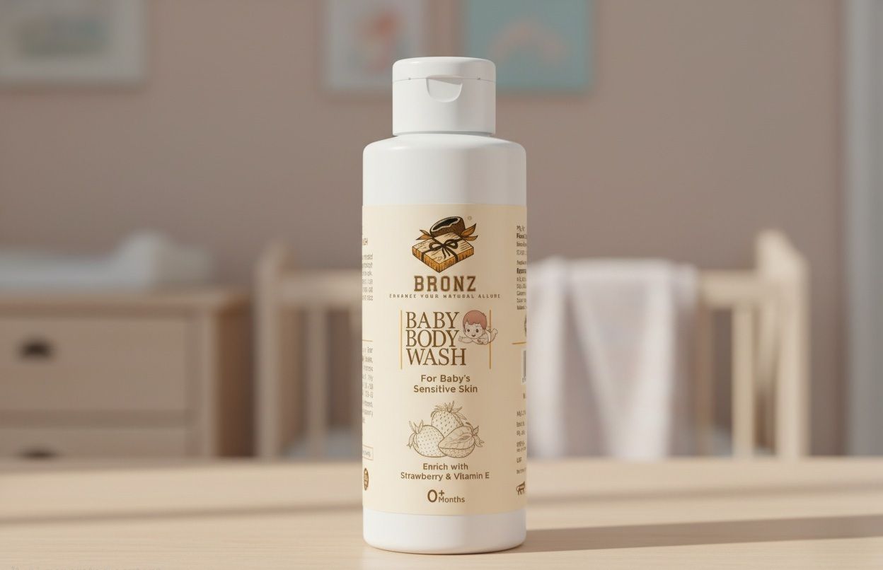 Baby Body Wash For Delicate Skin Enrich With Strawberry & Vitamin E 0+ Monthes-image-17