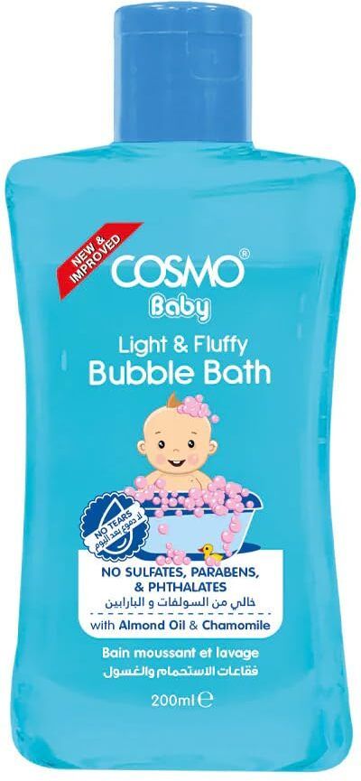 cosmo Baby Light & Fluffy Bubble Bath Sulfate,Paraben & Phthalate Free with Almond Oil-picture-15
