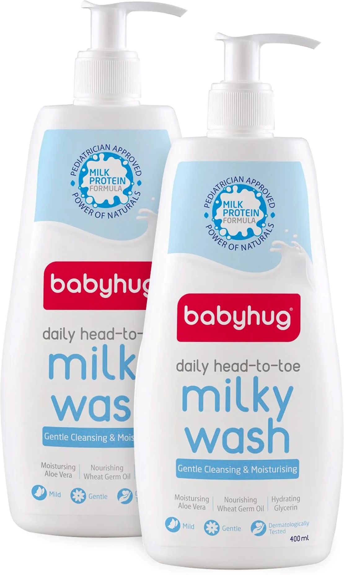 Daily Baby Wash 400ml | Milk Protein Baby Wash | Pack of 2-image-44