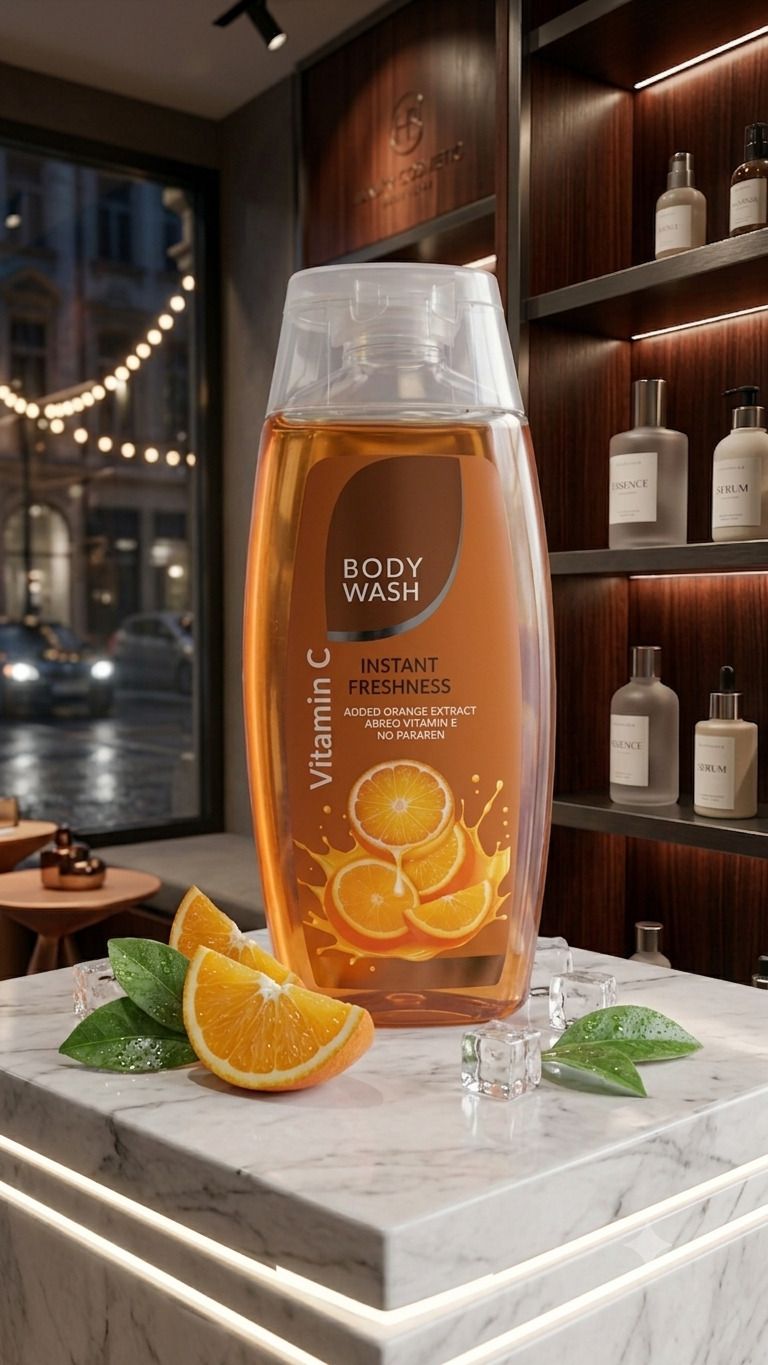 Vitamin C Shower Gel | Citrus Body Wash | Fresh Fragrance Bath Gel 100 ml-image-39