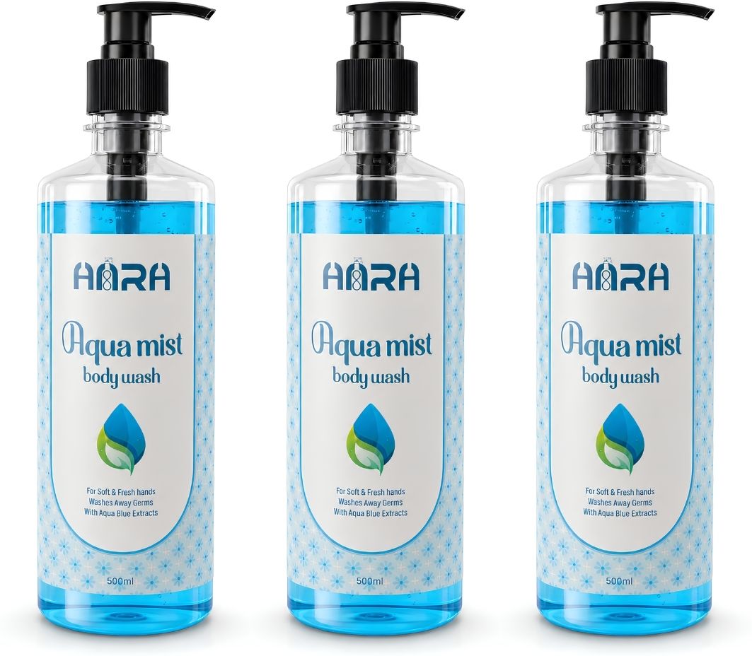 Aqua Mist Body Wash for Deep Cleansing, Hydrating-Refreshing Skin Care PACK OF 3-image-4