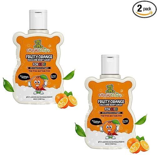 Fruity Orange Face and Body Wash for Kids with Manjistha (60 ml) Pack of 2-image-34