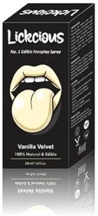 Vanilla Velvet Edible Flavor Spray for Sweet, Tangy and Natural Taste Boost Intimate Spray-image-3
