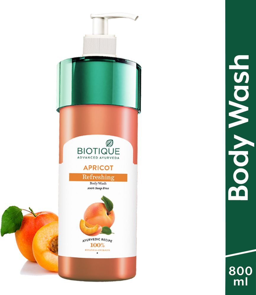Apricot Refreshing Body Wash | Super Saver XL Pump Bottle | Exfoliates Skin-image-26