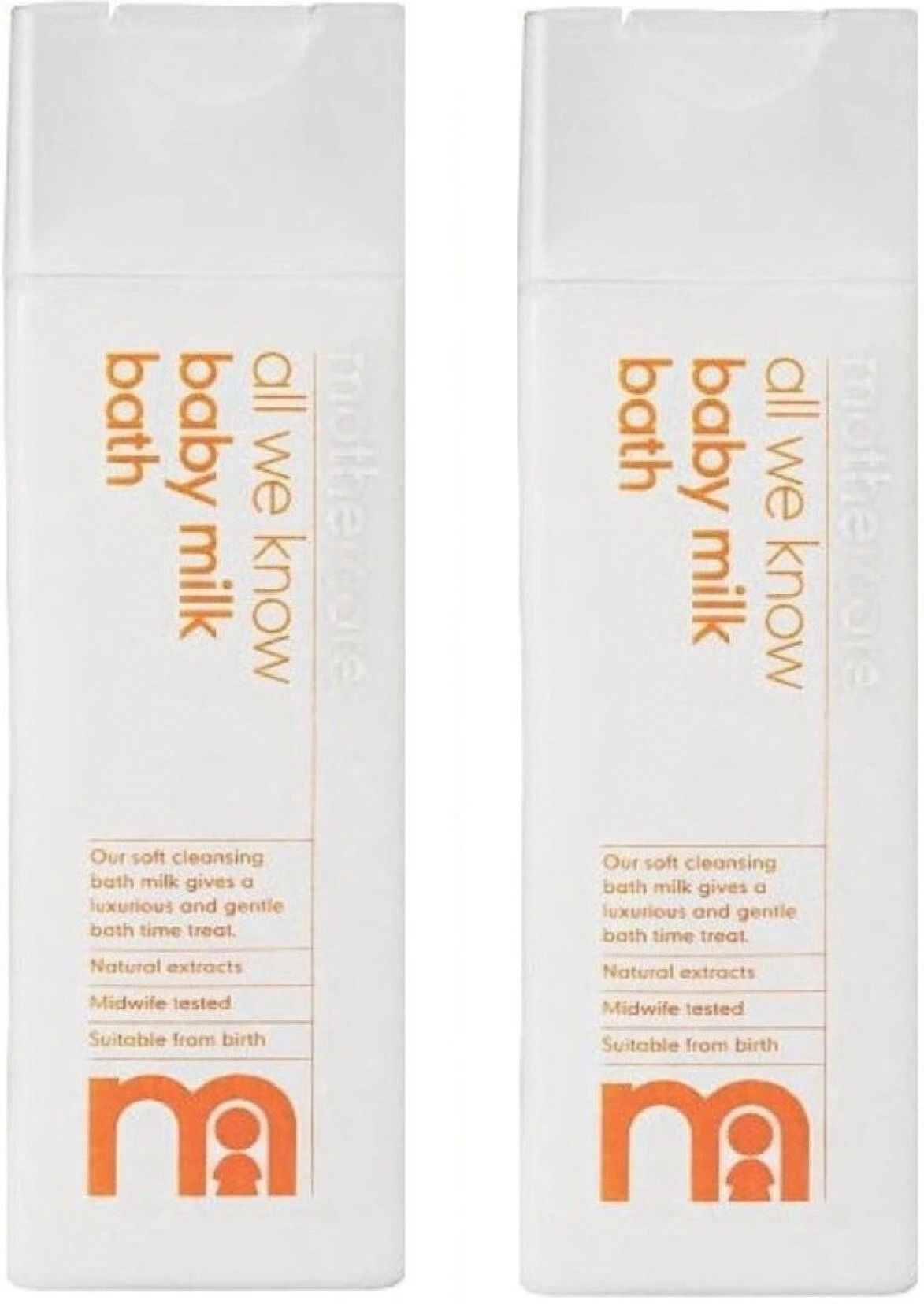 mothercare All We Know Baby Milk Bath - 300 ml X 2-picture-10