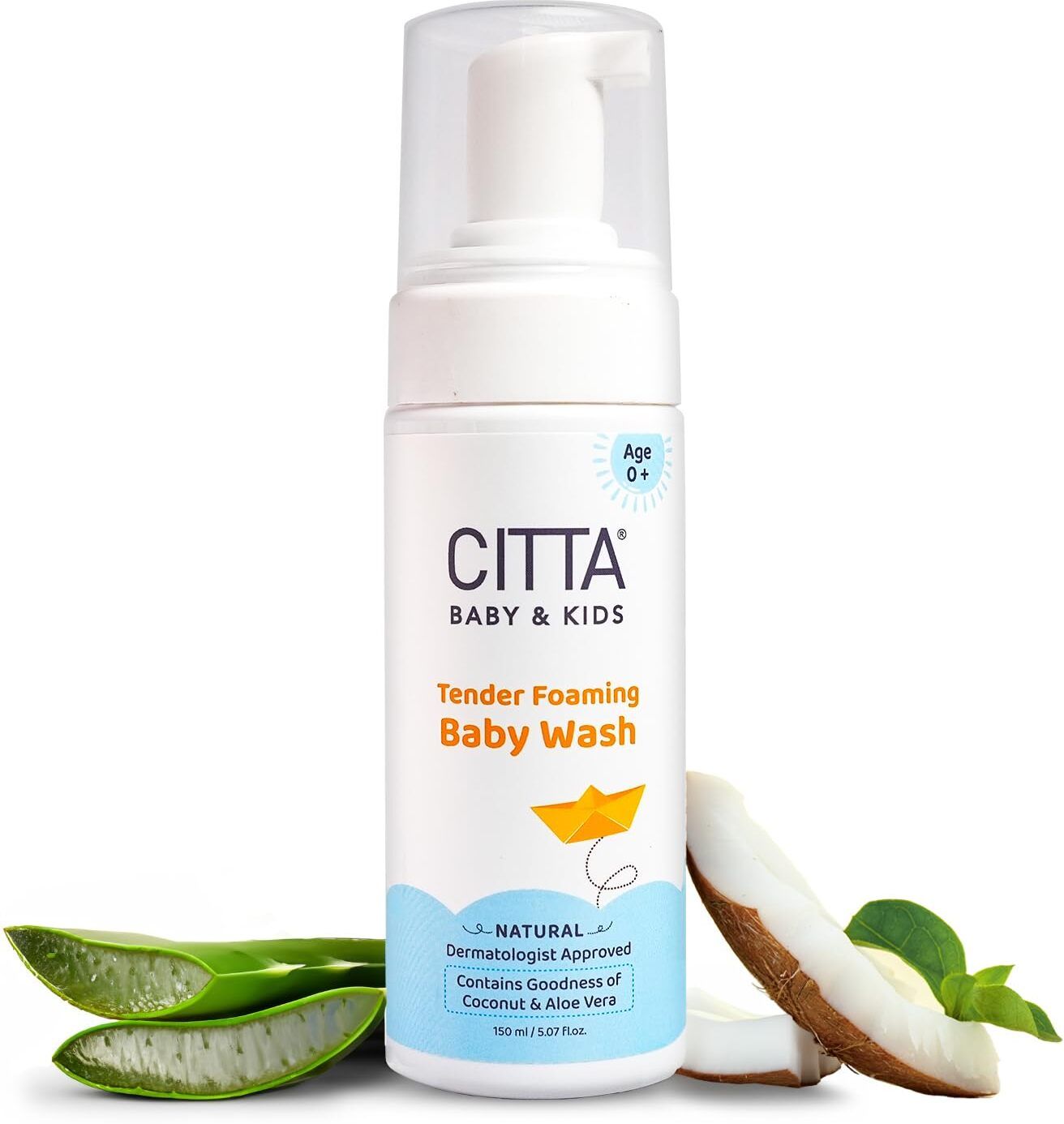 Foaming Baby Wash with Coconut & Aloe Vera | Tear-Free-image-44
