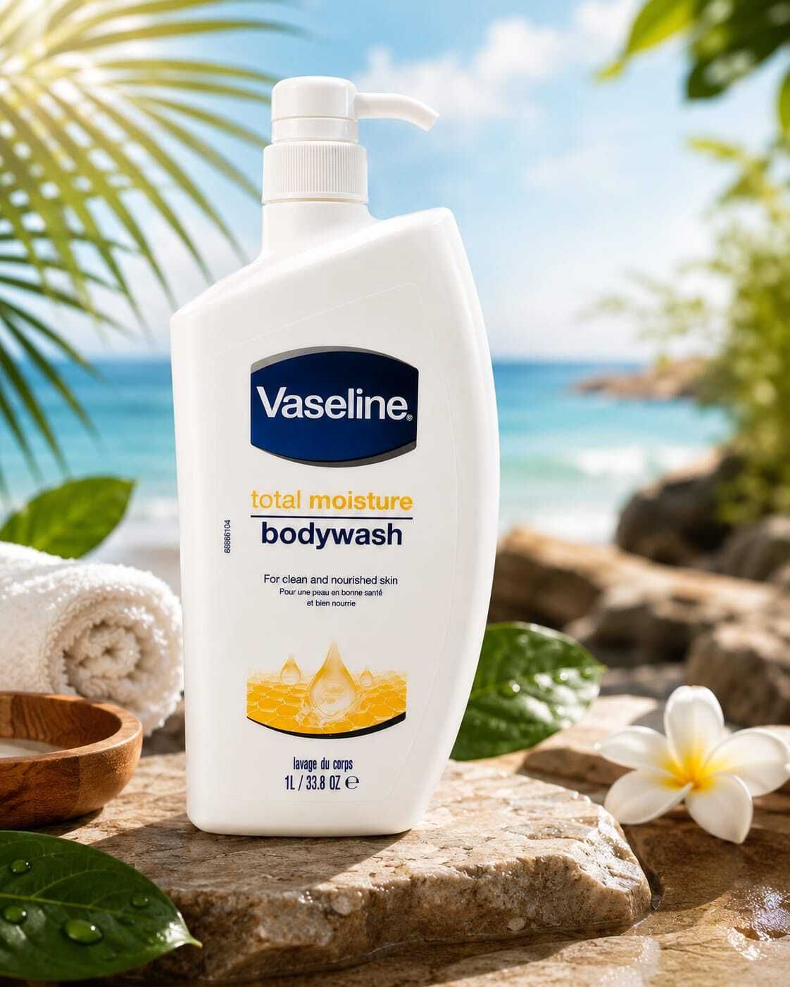vaseline Total Moiture Bodywash For Clean & Nourished Skin-picture-2