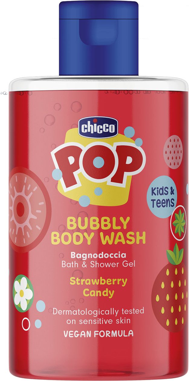 POP Strawberry Candy Bubbly Bodywash (6 Years+)-image-1