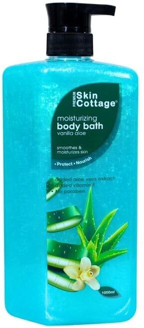 premium skin cottage Skin Cottage Moist Body Bath Vanilla Aloe body bath,gently cleanses,hydrates-picture-32
