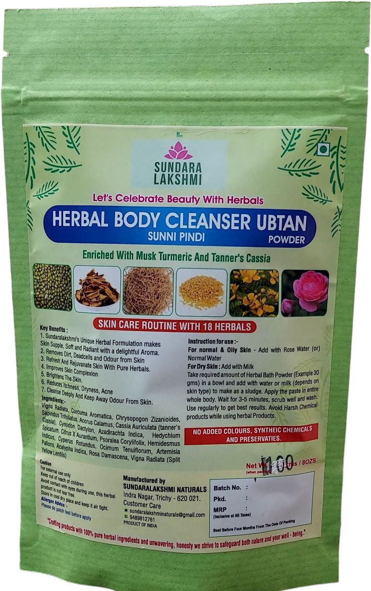 sundara lakshmi Traditional Organic BATH Powder_Nalangu Maavu_SUNNIPINDIforGirls_Women&BabyGirls-picture-12