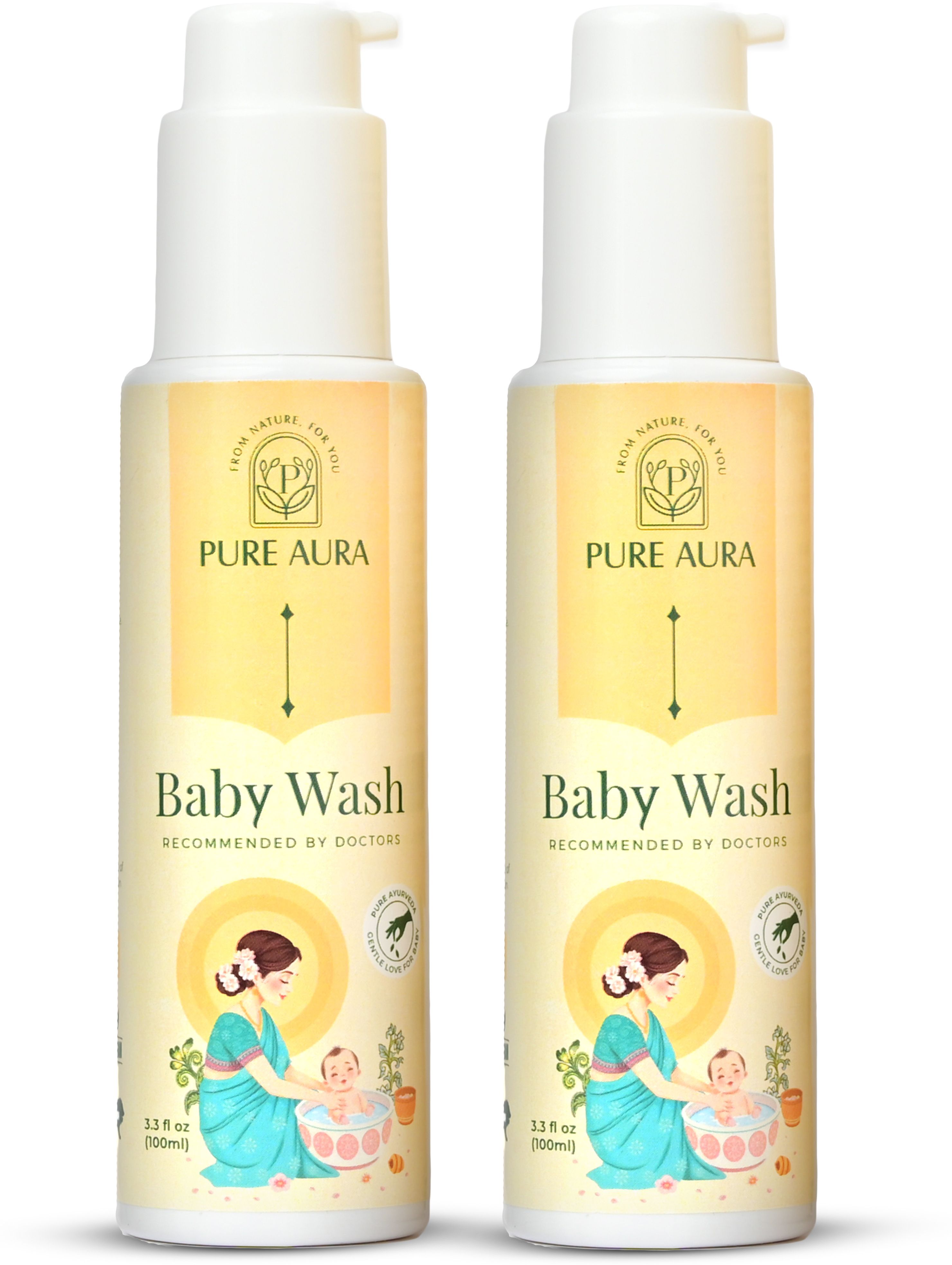Baby Wash Pack of 2 | Ayurvedic Herb Blend | Tear-Free, Gentle & Vegan Care-image-44