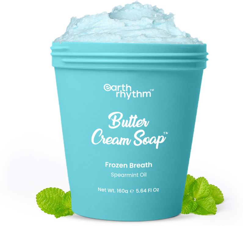 Earth Rhythm Frozen Breath Butter Cream Soap, Moistu Earth Rhythm Frozen Breath Butter Cream Soap, Moistu