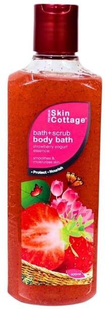 premium skin cottage Skin Cottage Bath+Scrub Strawberry Yogurt Essence Exfoliating bath scrub,smooth-picture-13