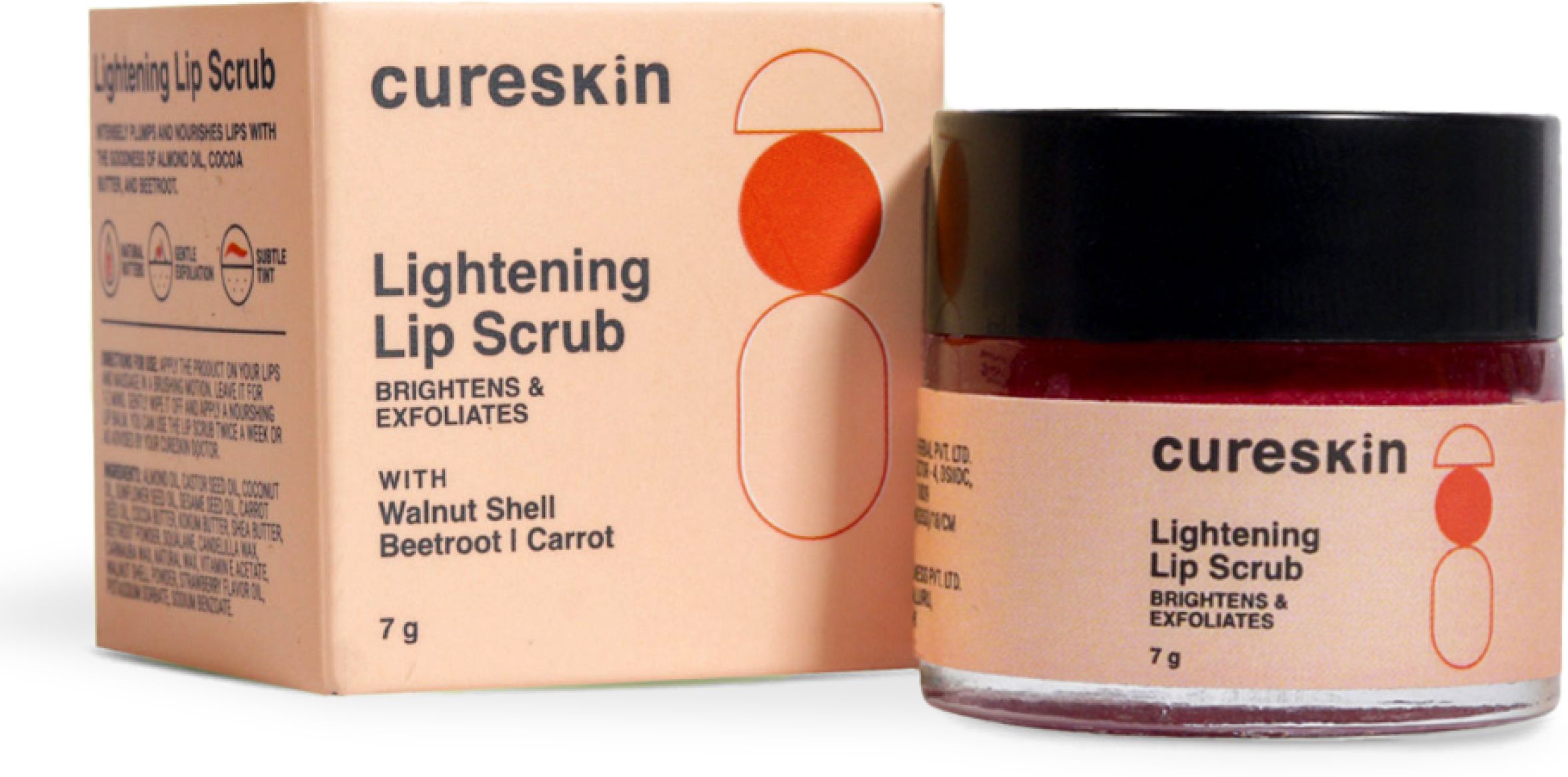 cureskin Lightening Lip Scrub | Brightens & Exfoliates | Lightens & Reduce Tan-picture-12