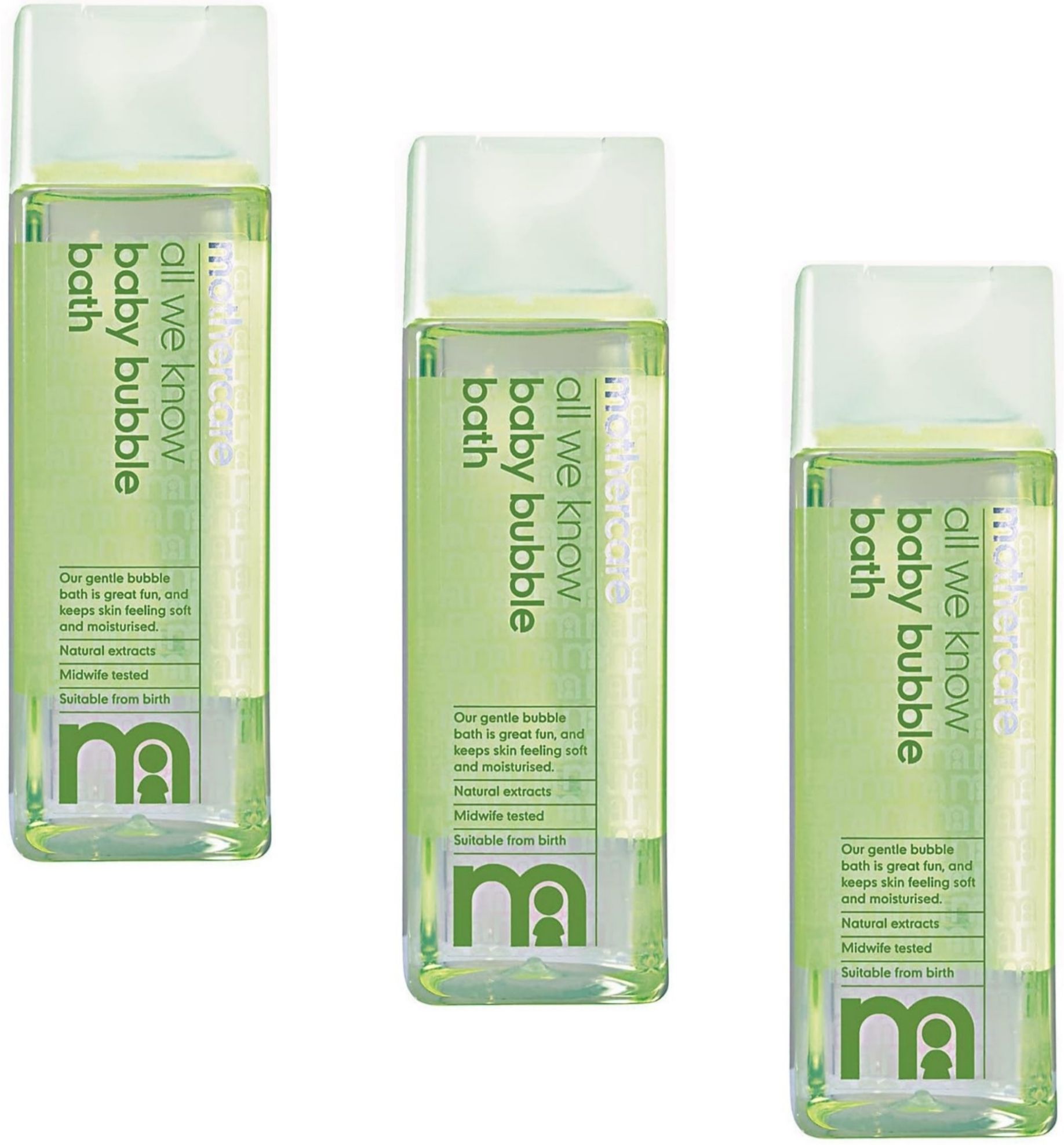 mothercare ALL WE KNOW BABY BUBBLE BATH 300ML EACH (PACK-3)-picture-15
